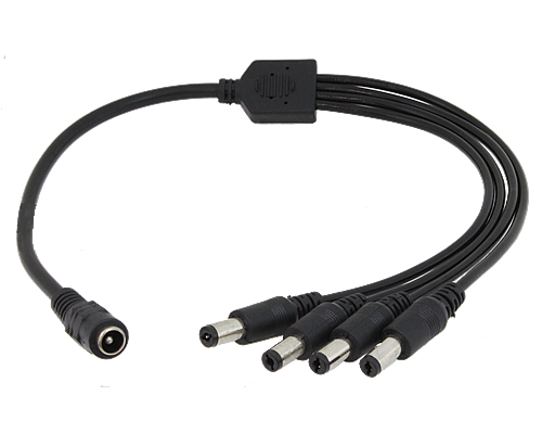 DC12V電源 4分配ケーブル
