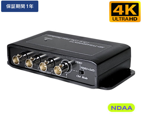 HD映像1入力4分配器
